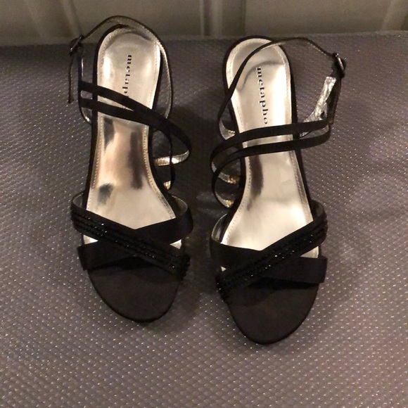 Metaphor Shoes - Metaphor black dressy women shoes size 7 1/2